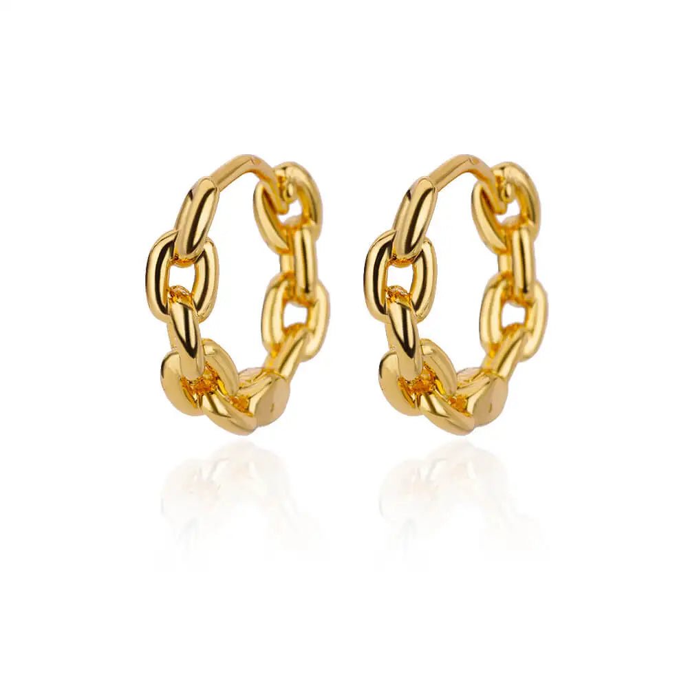 Stainless Steel Vintage Elegant Round Hoop Earrings - LaVie Jewelery