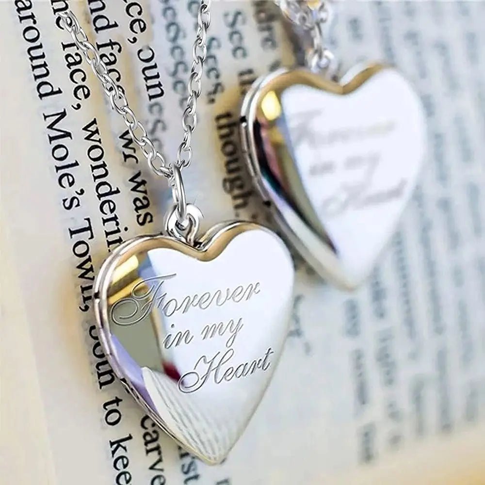 "The Timeless Keepsake" Heart Locket Necklace - LaVie Jewelery