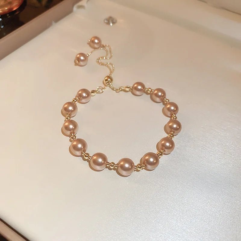 Elegant Charm Pearl Bracelet - LaVie Jewelery