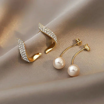 Joker Pendant Pearl Earrings - LaVie Jewelery