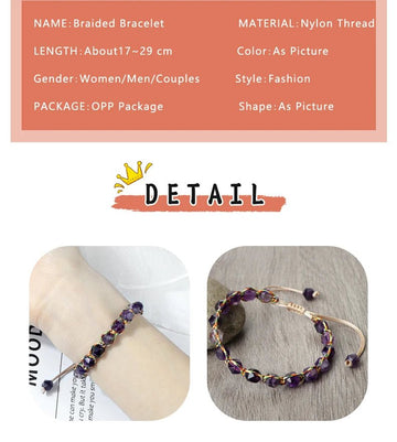 Hot Natural Stone Amethysts Bracelet - LaVie Jewelery
