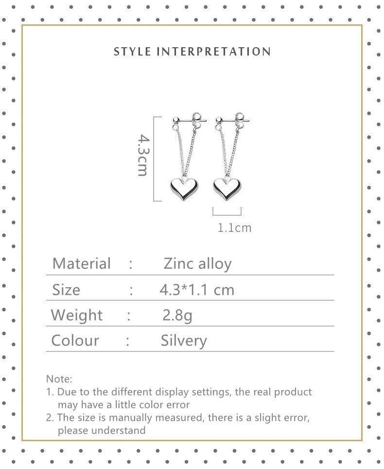 Heart - shaped Hoop Earrings - LaVie Jewelery