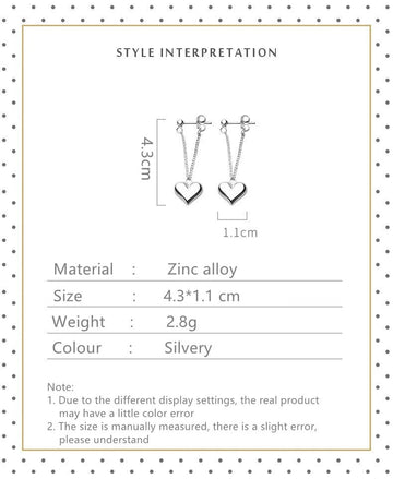 Heart - shaped Hoop Earrings - LaVie Jewelery