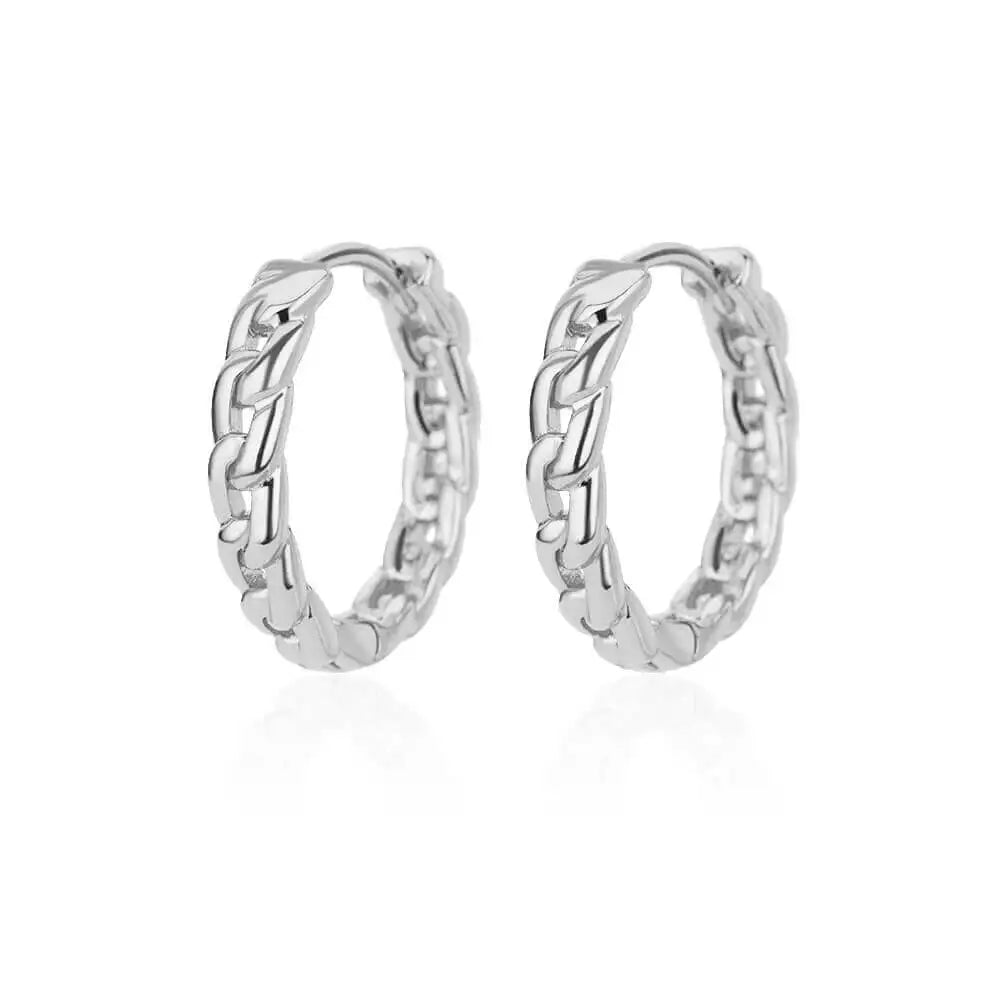 Stainless Steel Vintage Elegant Round Hoop Earrings - LaVie Jewelery