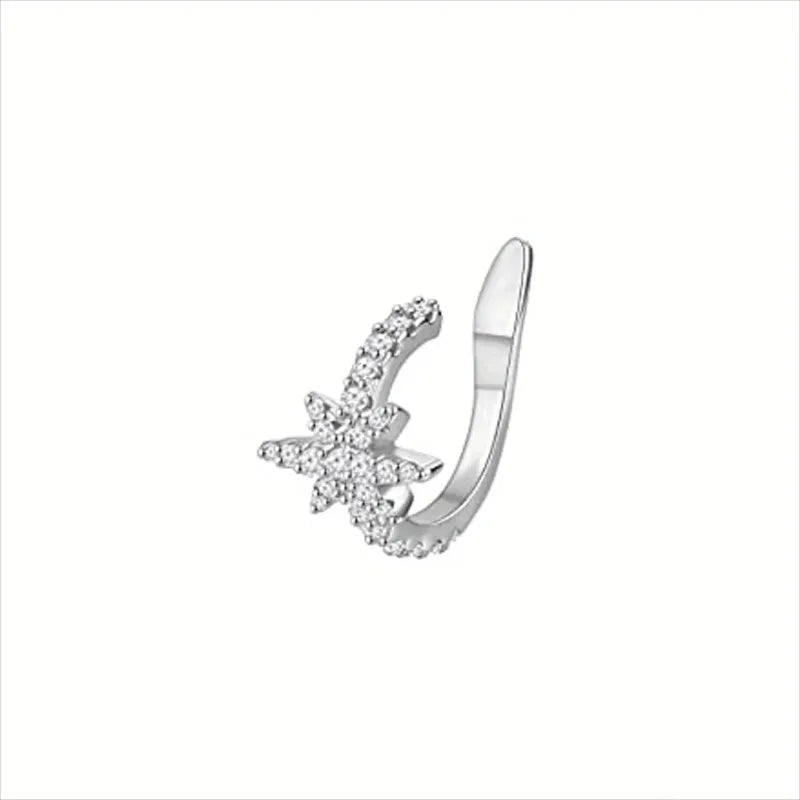 Cute Metal Leaf Earcuff Clips On Earrings - LaVie Jewelery