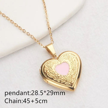"The Timeless Keepsake" Heart Locket Necklace - LaVie Jewelery