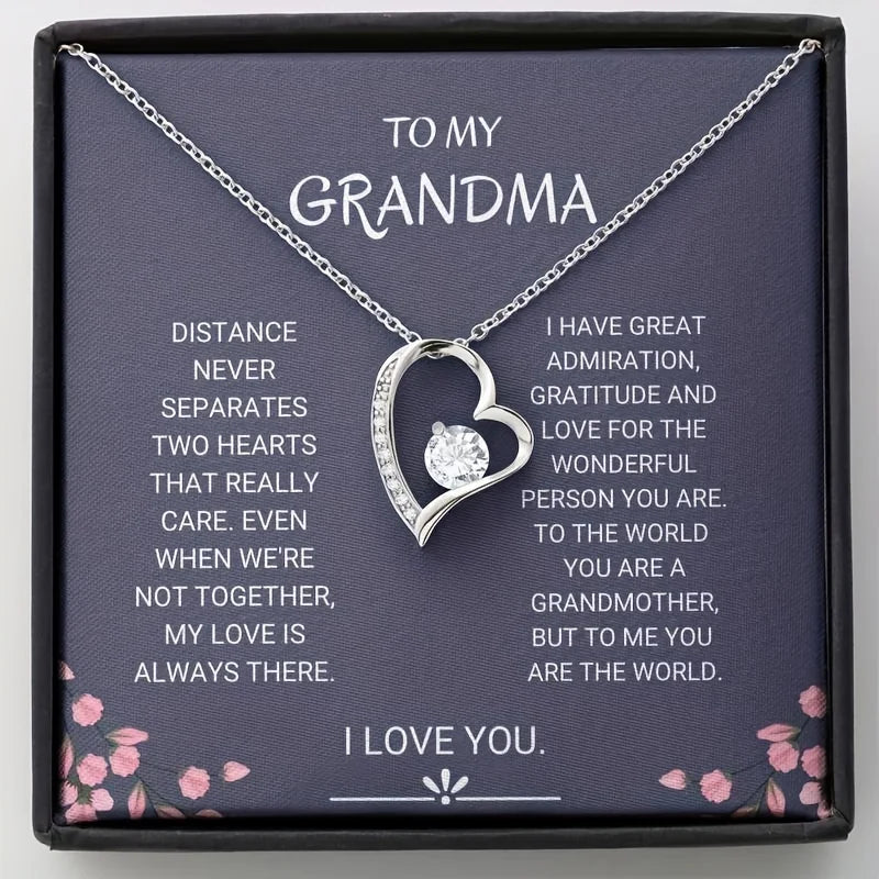 "A Legacy of Love" Grandma Heart Necklace Set - LaVie Jewelery