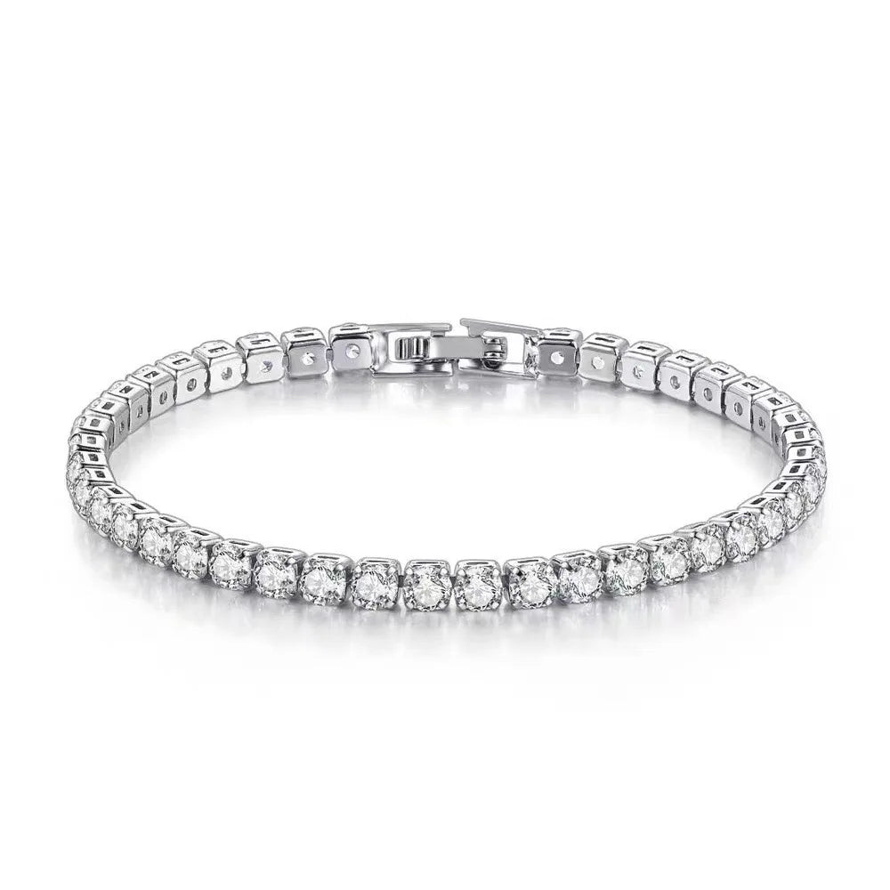 925 Sterling Silver Zirconia Bracelet - LaVie Jewelery