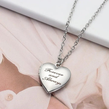 "The Timeless Keepsake" Heart Locket Necklace - LaVie Jewelery
