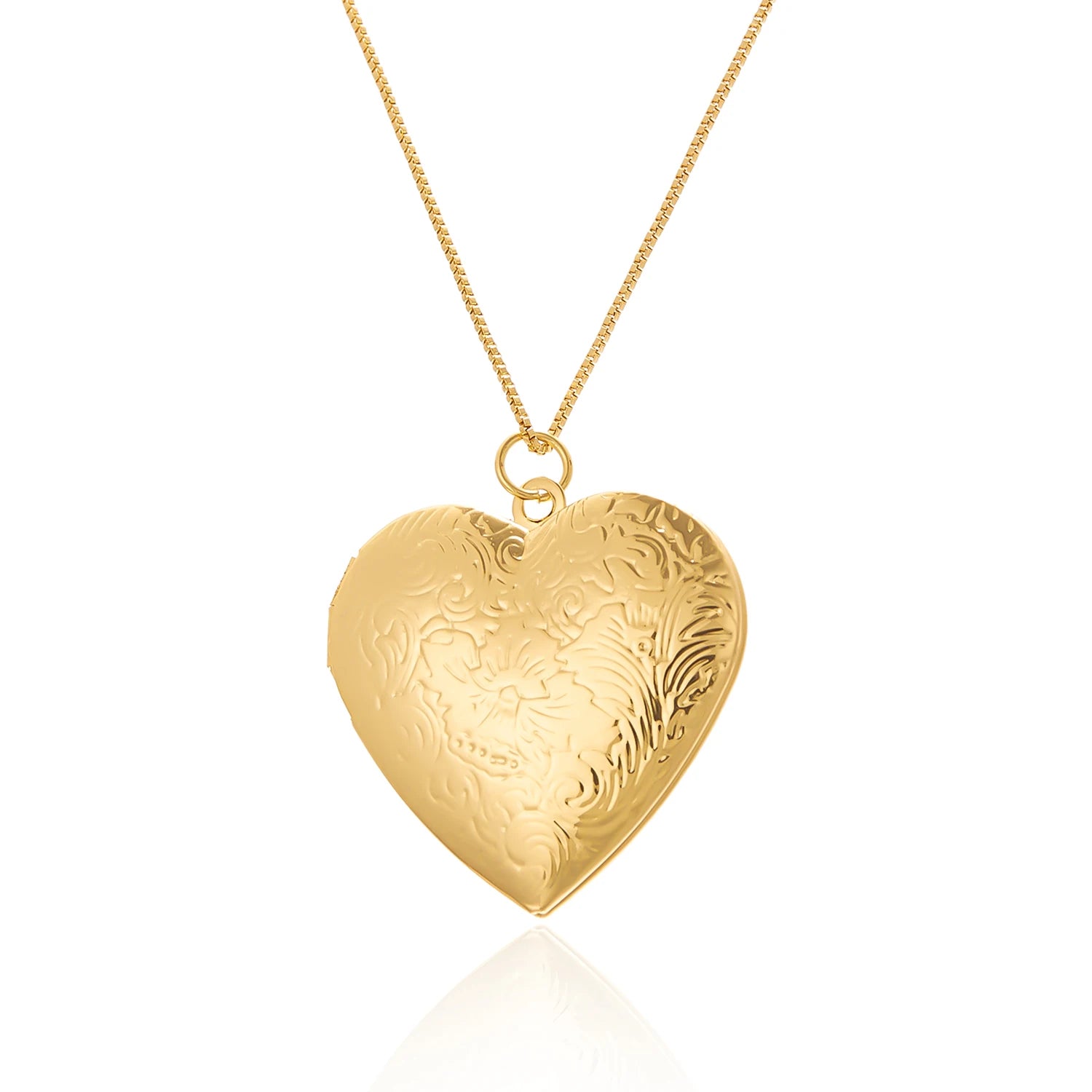 "The Secret Message" Heart Locket Necklace - LaVie Jewelery