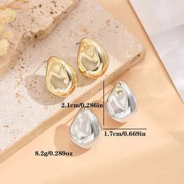 Classic Gold Silver Earrings - LaVie Jewelery