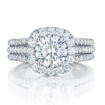 Luxary Moonso Gold Silver Color Engagement Ring - LaVie Jewelery