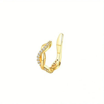 Cute Metal Leaf Earcuff Clips On Earrings - LaVie Jewelery