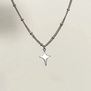 Lats Shiny Alloy Collar Necklace - LaVie Jewelery