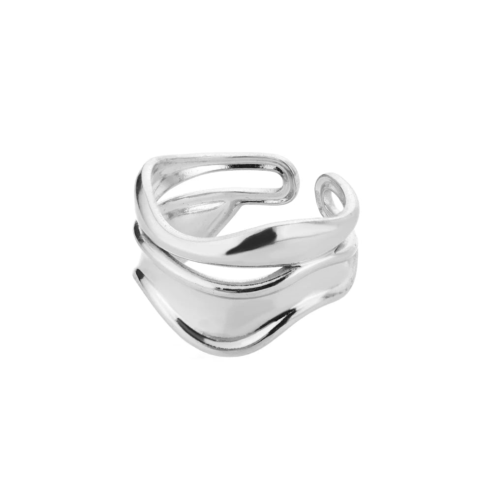 18K Gold Plating Stainless Steel Rings - LaVie Jewelery