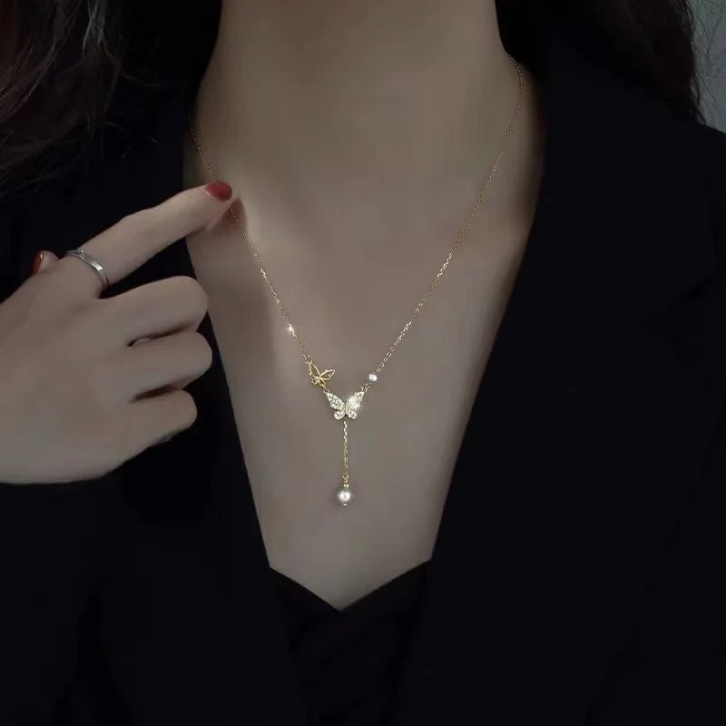 Irregular Baroque Pearl Pendant Necklace - LaVie Jewelery