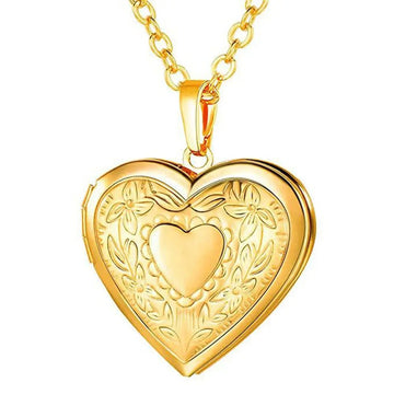 "The Timeless Keepsake" Heart Locket Necklace - LaVie Jewelery