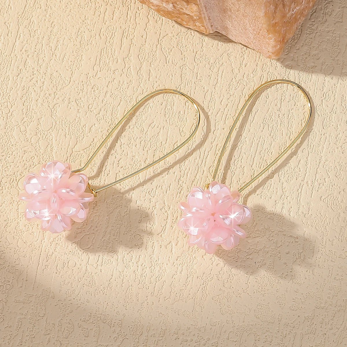 Fashion Trend DIY Pearl Petal Ball Earrings - LaVie Jewelery
