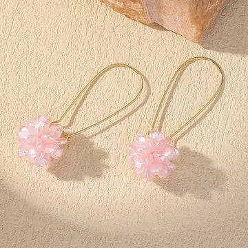 Fashion Trend DIY Pearl Petal Ball Earrings - LaVie Jewelery