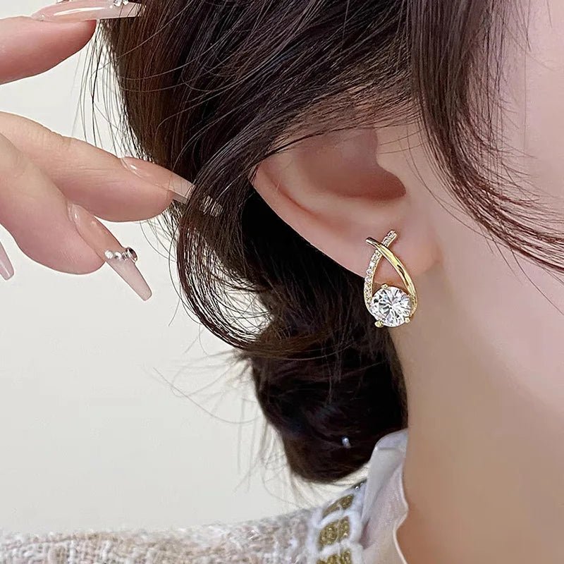 Rhinestone Stud Earrings - LaVie Jewelery
