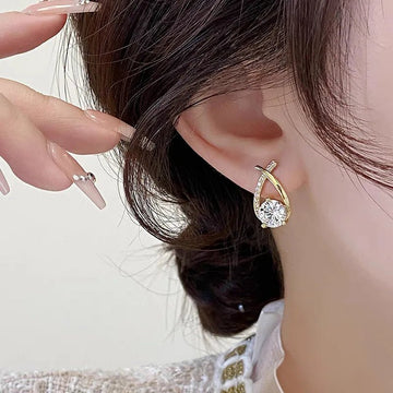 Rhinestone Stud Earrings - LaVie Jewelery