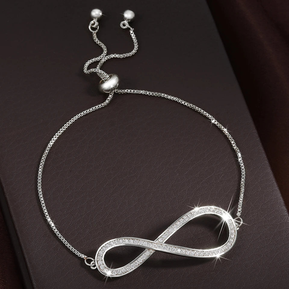 Zirconia Crystal Adjustable Bracelet & Bangle Jewelry - LaVie Jewelery