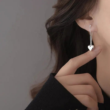 Heart - shaped Hoop Earrings - LaVie Jewelery