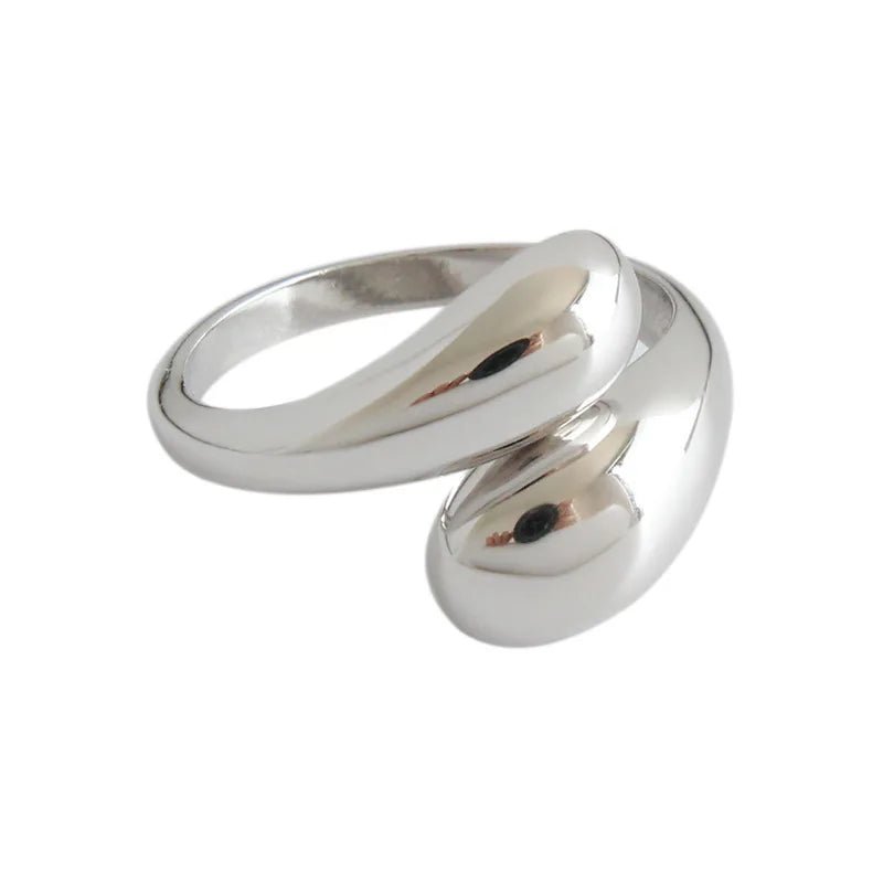 Waterdrop Shaped Open Bracelet Earring Bangle Set - LaVie Jewelery