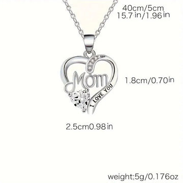 Elegant Hollow Heart Rhinestone Pendant Necklace - LaVie Jewelery