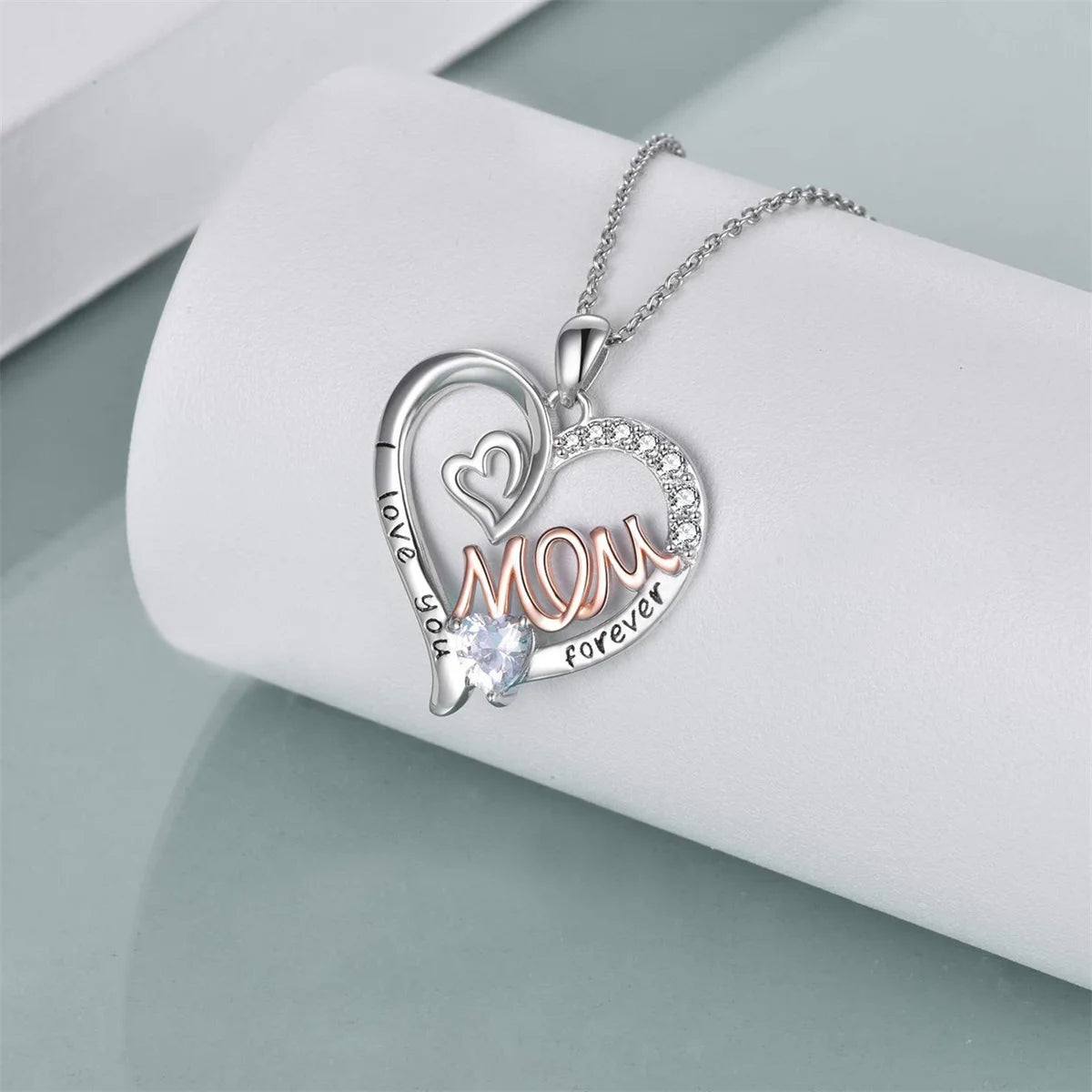 "The Heart of Home" Mom Pendant Necklace - LaVie Jewelery